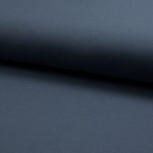 Interlock de coton - Bleu ardoise