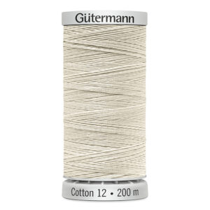 GUTERMANN 12wt fil coton 200m - Natural #1010