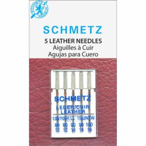 Aiguilles à cuir SCHMETZ #1838 sur carton - Assorties - 5 unités