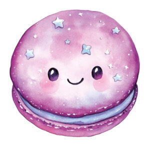Transfert DTF - Un regard de "Petit macaron" - 6" X 6"