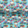 Jersey coton imprimé 3D - Les lapines du printemps