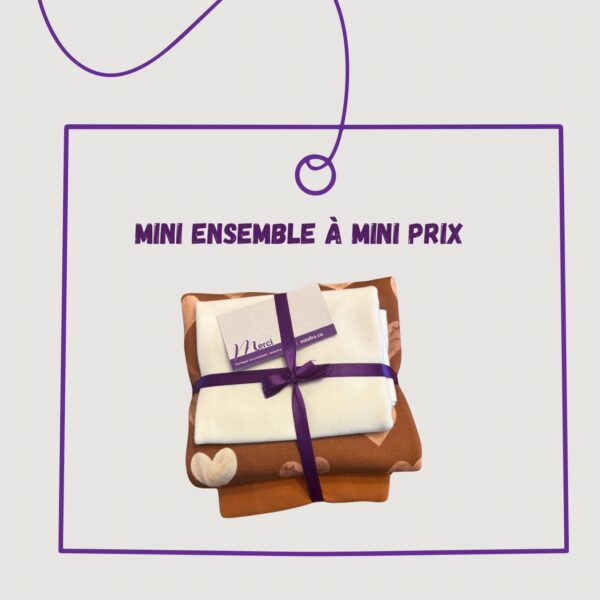 Mini ensemble 40 - French terry et bord côte