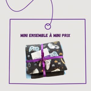 Mini ensemble 42 - French terry et bord côte