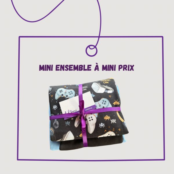 Mini ensemble 42 - French terry et bord côte