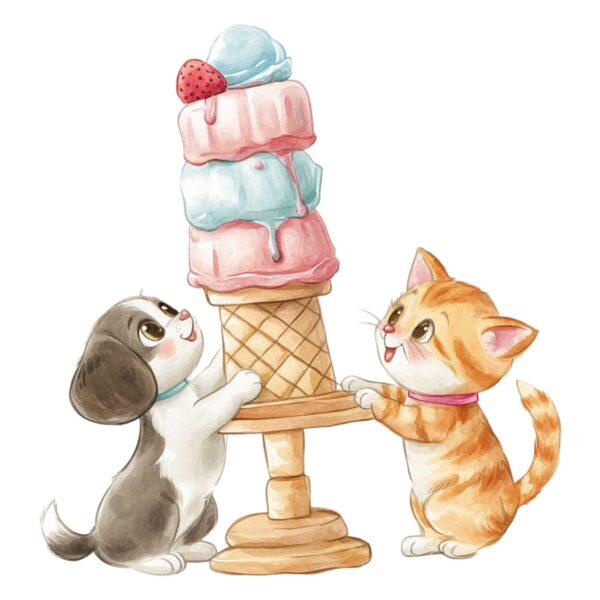 Transfert DTF - Petits gourmands - 6-1/2" X 6-1/2"
