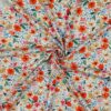 Serger Viscose - Sous les coquelicots - Blanc