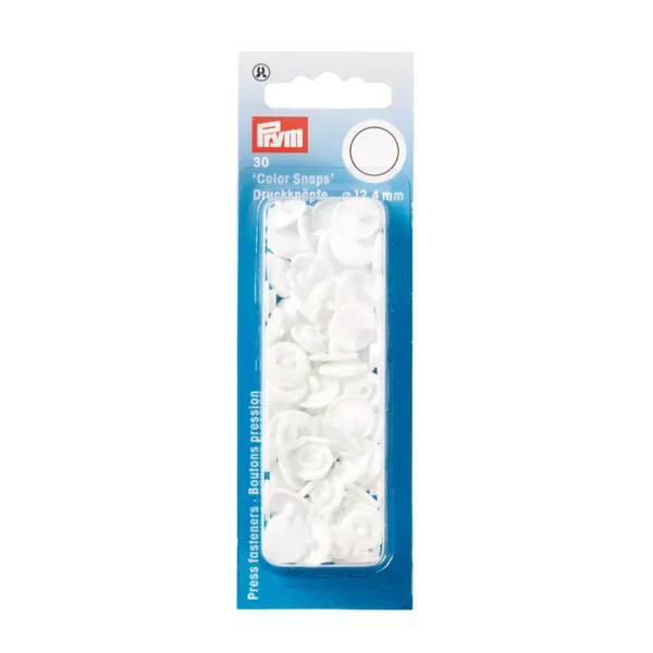 Pressions Color Snaps 12.4mm – Blanc