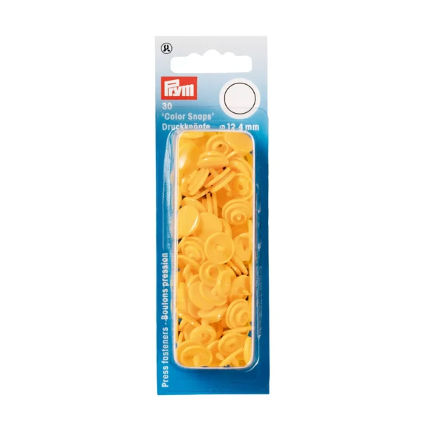 Pressions Color Snaps 12.4mm – Jaune