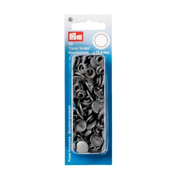 Pressions Color Snaps 12.4mm – Gris
