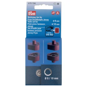 Jeu d'outils pour boutons pression Jersey Prym, 8 et 10 mm - 673134