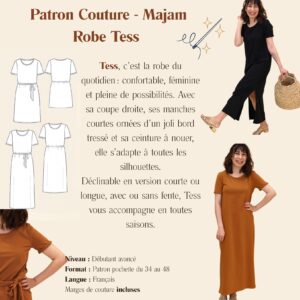 Patron Couture - Majam - Robe Tess