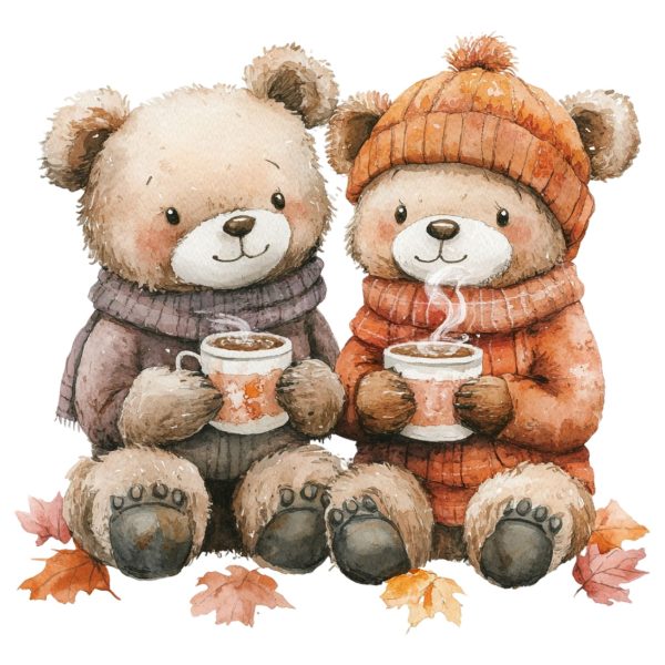Transfert DTF - Chocolat chaud & laine douce - 6" X 6"