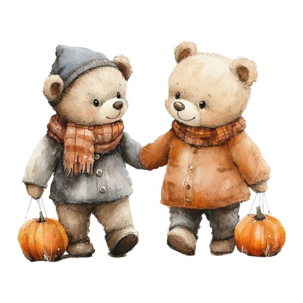 Transfert DTF - Petites citrouilles - 6" X 6"