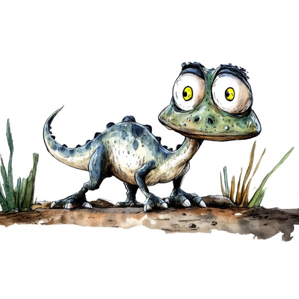 Transfert DTF - Coelophysis rigolo - 6" X 3,75"
