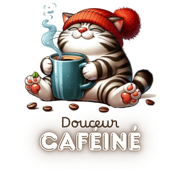 Transfert DTF - Douceur caféinée - 7" X 7"