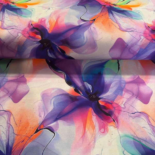 French Terry Voile de couleur