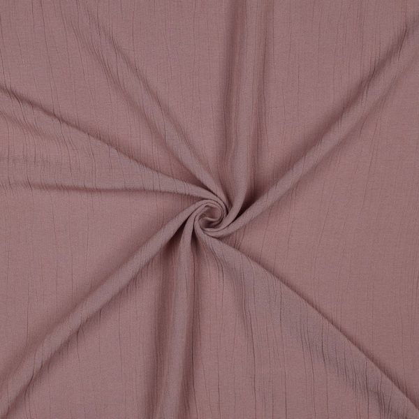 Viscose & Lin Froissé – Vieux Rose Poudré