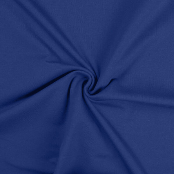 Jersey Coton uni - Bleu cobalt