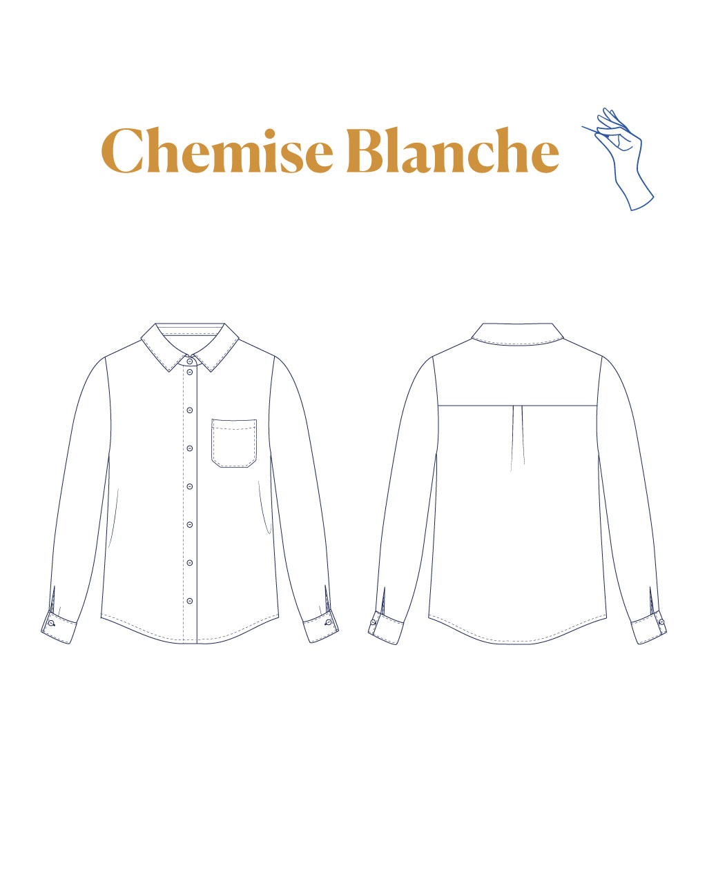 Patron Couture - Majam - Chemisier Blanche – Image 12