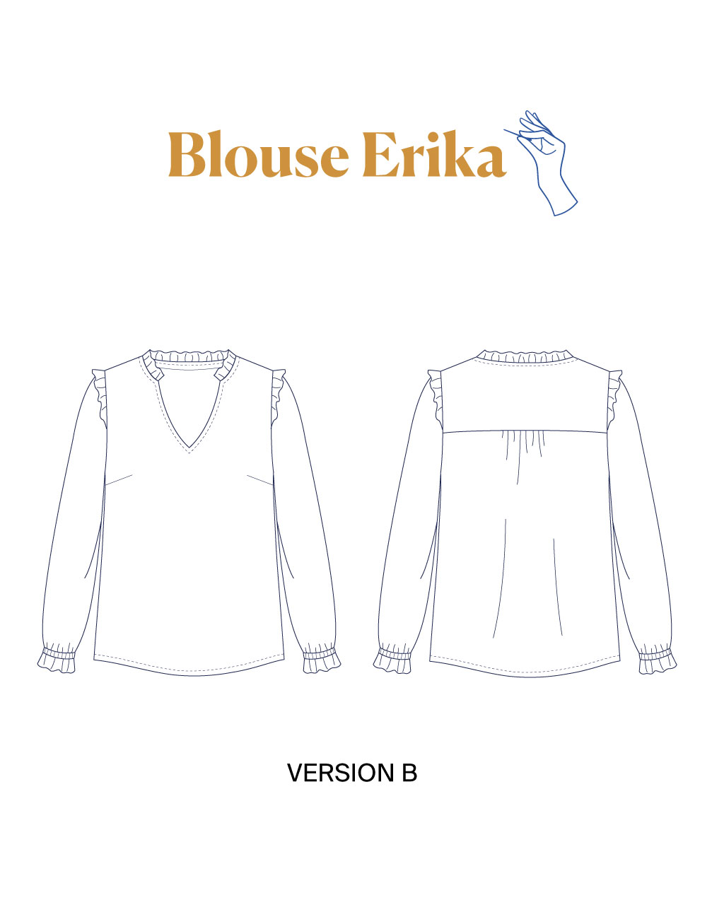 Patron Couture - Majam - Blouse Érika – Image 8