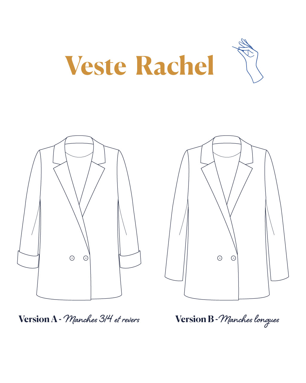 Patron Couture - Majam - Veste Rachel – Image 2