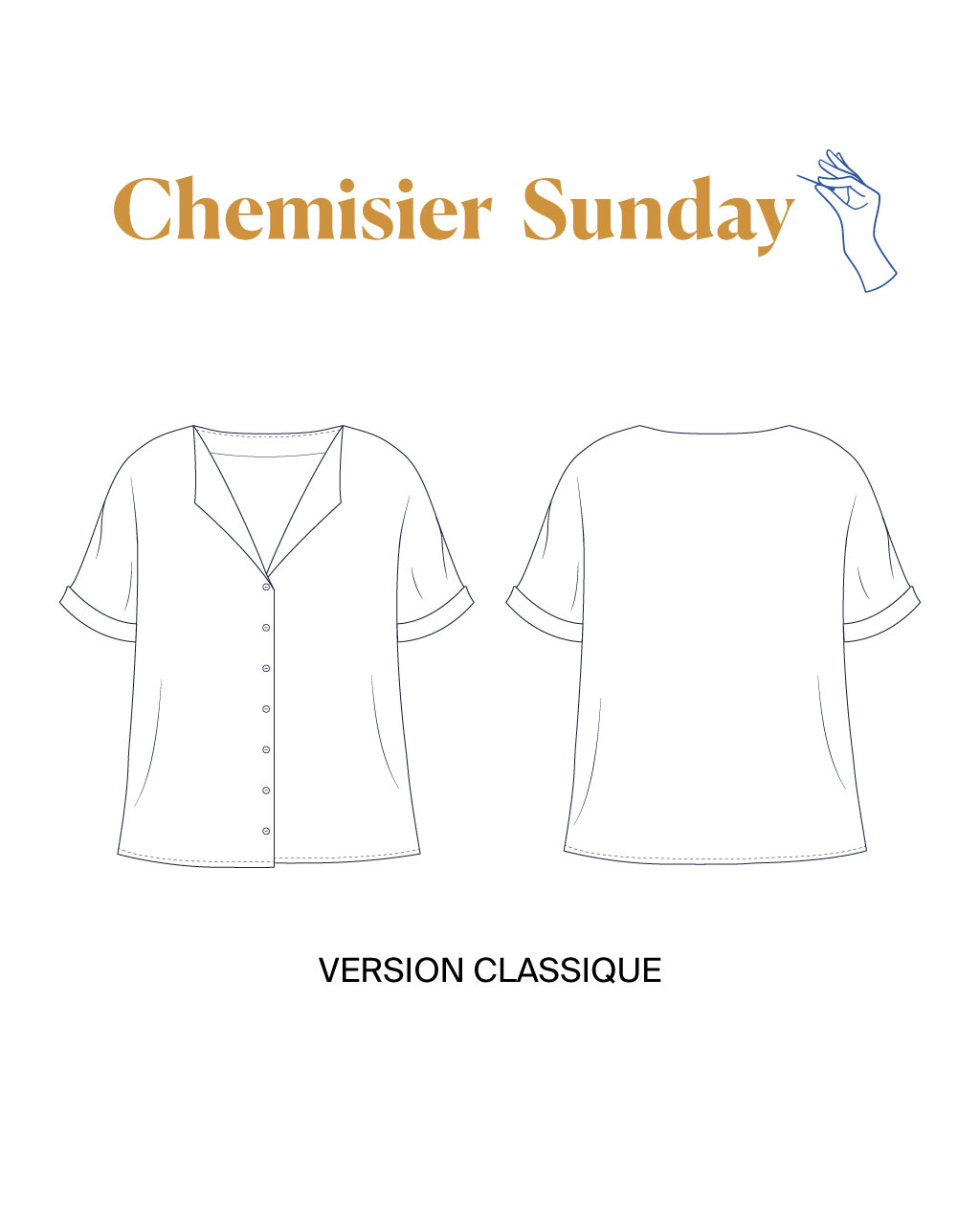 Patron Couture - Majam - Chemisier Sunday – Image 11