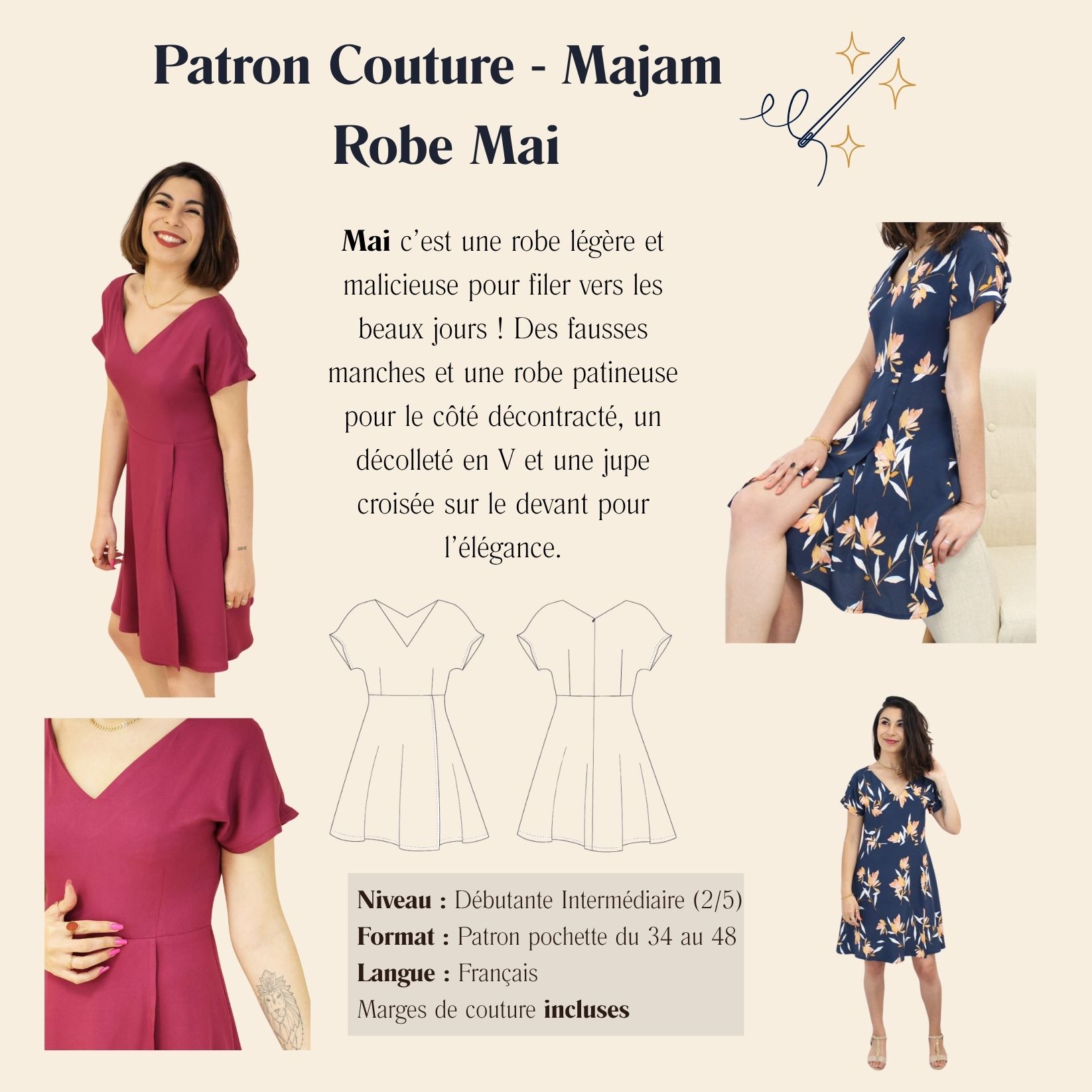 Patron Couture - Majam - Robe Mai