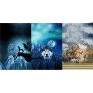 Panneau French Terry 3 motifs – Appel du Nord