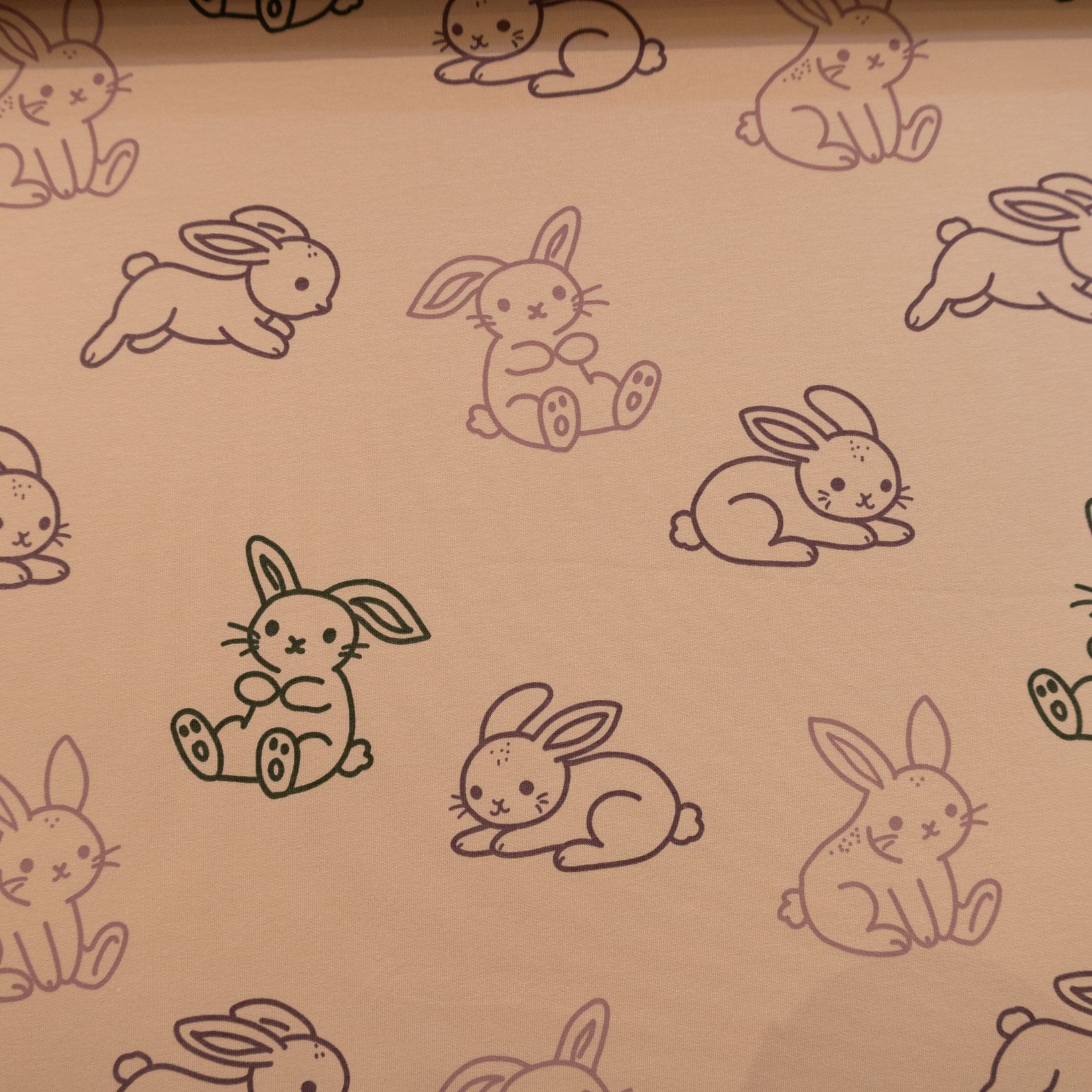 French Terry Petite douceur - Lapin rêveur – Image 3