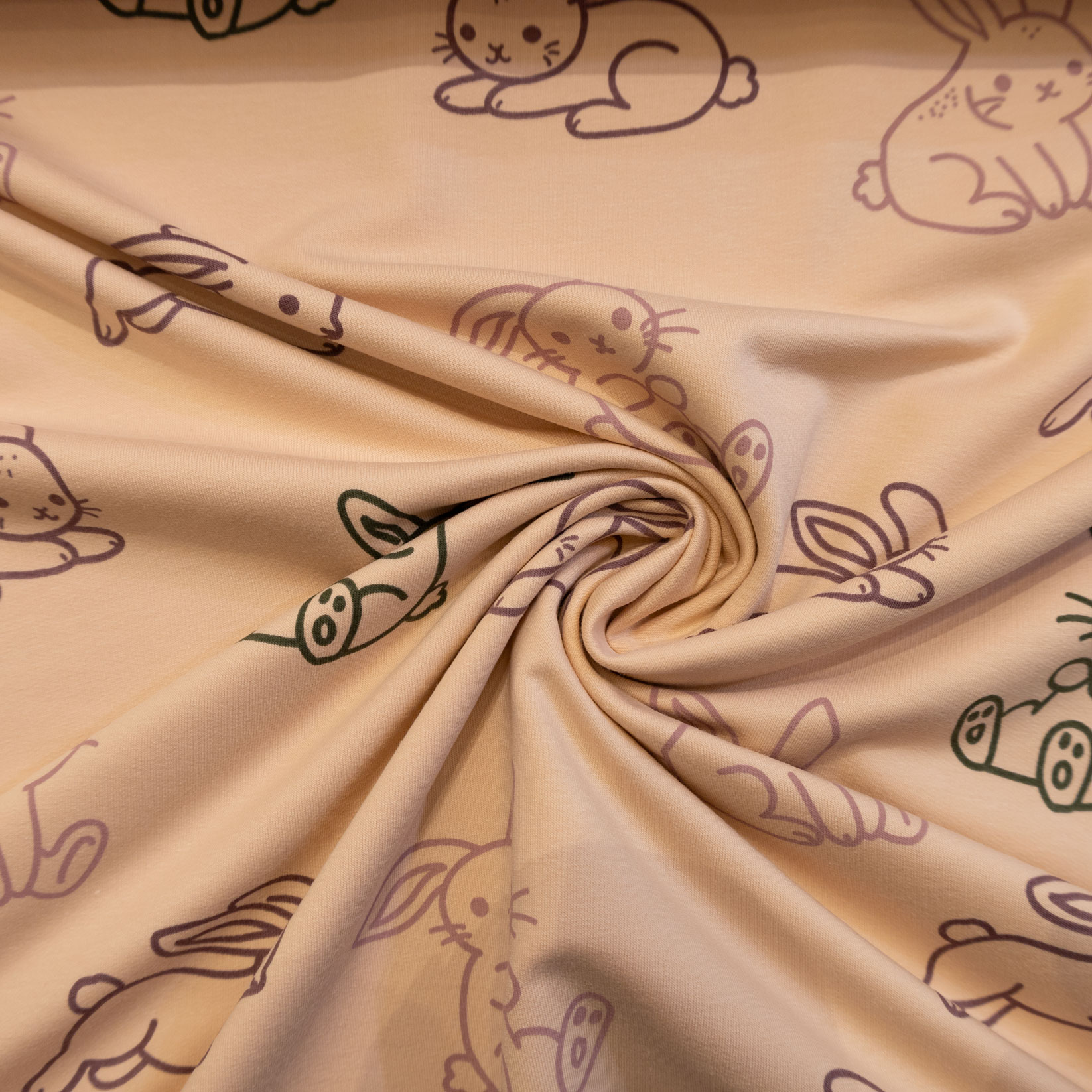 French Terry Petite douceur - Lapin rêveur – Image 4