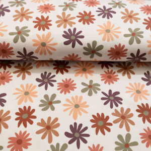 French Terry Petite douceur - Champ fleuri