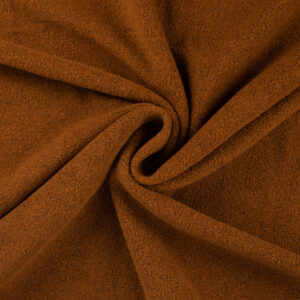 Polaire (fleece) de luxe chinée – Cognac