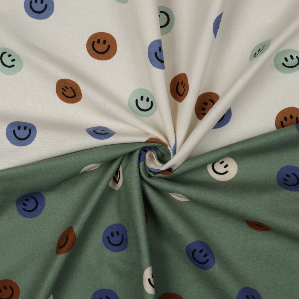 Flanelle Smileys – Sauge multicolore – Image 5