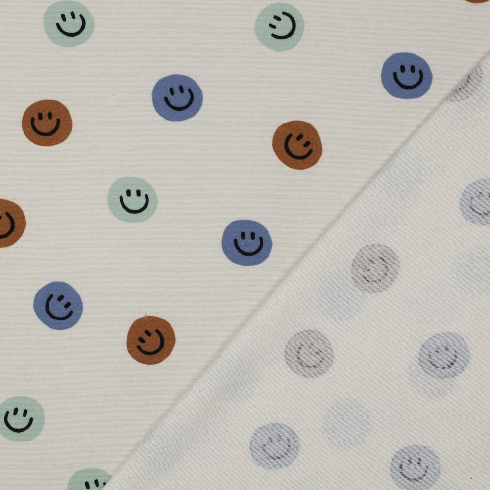 Flanelle Smileys – Écru multicolore – Image 3