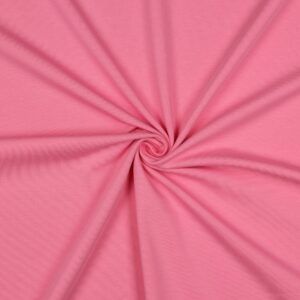 Jersey Coton uni - Rose tendre
