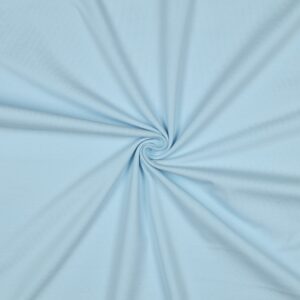 Jersey Coton uni - Bleu tendre