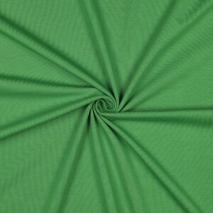 Jersey Coton uni - Vert prairie