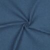 Coton gaufré nid d'abeille - Bleu minéral