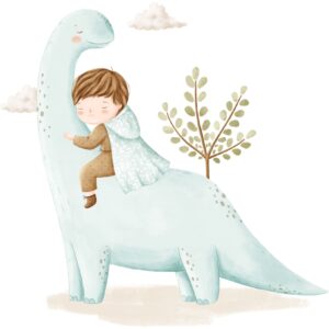 Transfert DTF - Le grand dinosaure protecteur 6" X 6"