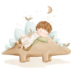 Transfert DTF - Le dinosaure sous les étoiles 5-1/2" X 6"