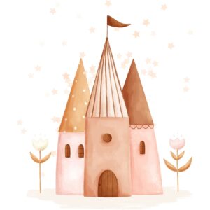 Transfert DTF - Le château enchanté 7" X 6"