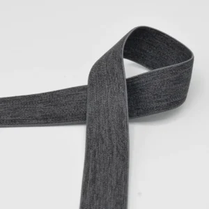 Ruban élastique 25mm (waist band) - Gris fonçé mélangé