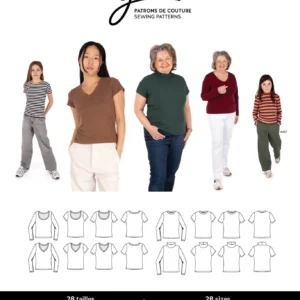 Patron Jalie 4672 - TINA - T-shirts essentiels