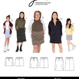 Patron Jalie 4675 - SUZANNE - Jupe cargo