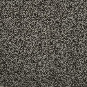 Tissu jersey de coton motif mini léopard noir sur fond kaki sauge