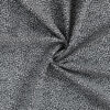 Tissu popeline de coton motif mini léopard noir sur fond écru