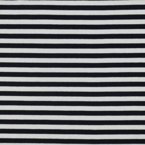 Jersey coton rayures écru marine fils teints – Minifra